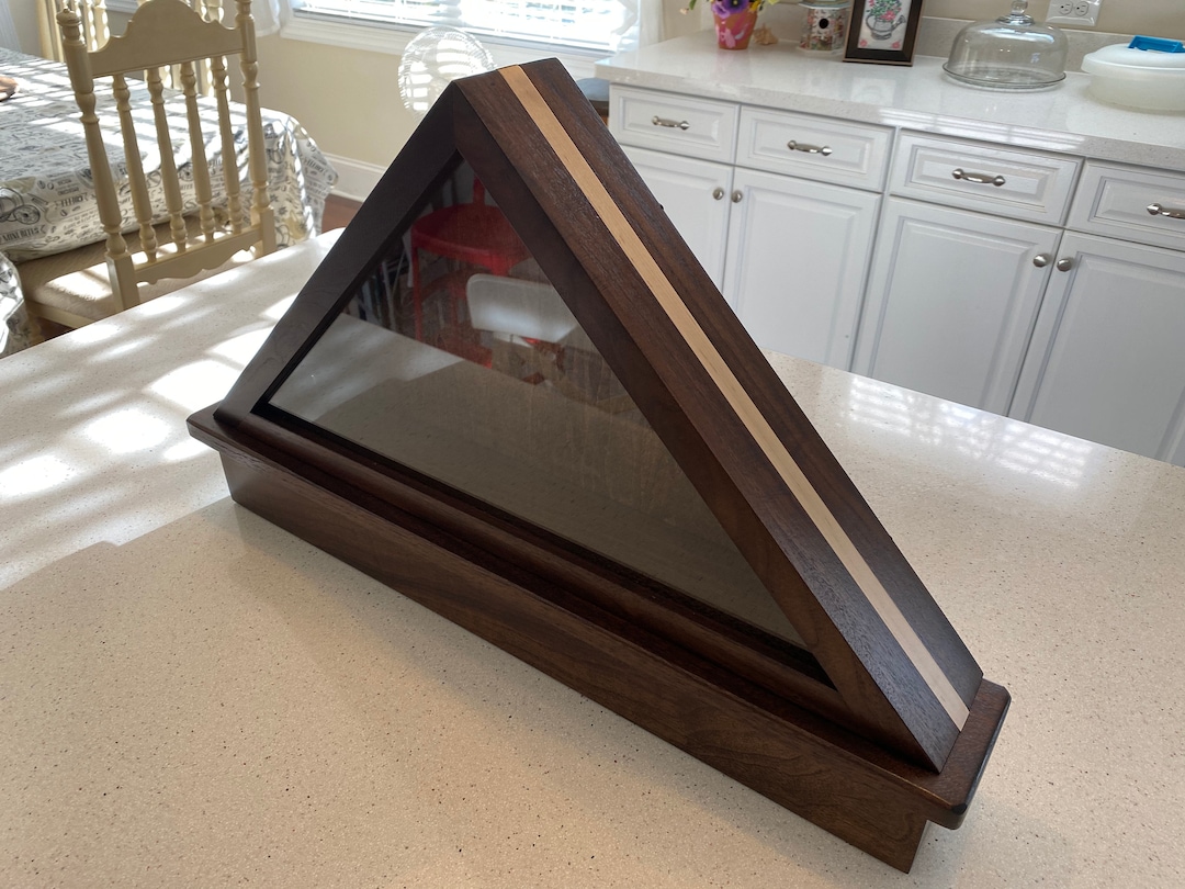 Memorial Flag Display Case With Maple Inlay - Etsy
