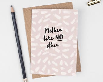 Mother Like No Other Funny Card