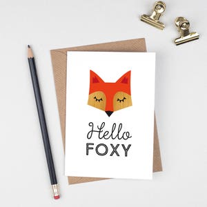 Hallo Foxy Valentijnskaart
