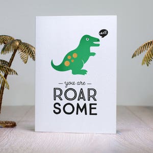 Dinosaurier-Vater-Tageskarte