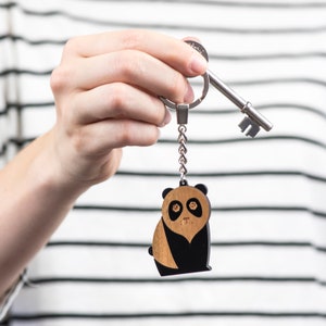 Panda Bear Keyring