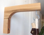 Wood wall hooks - Wall Squares for hanging planters - Wood Brackets - Made in Canada