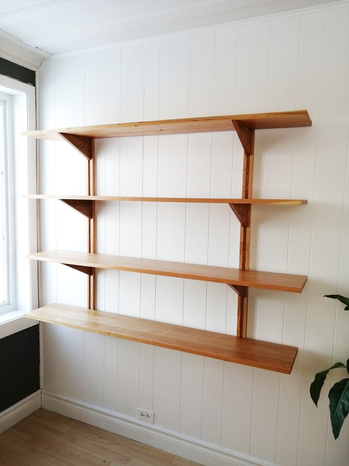 CLARA 4 SHELVES Modular shelving Wall mounted bookshelves Etsy