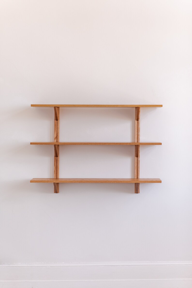 Modular Solid Wood Floating Shelves Handmade in Canada Etsy