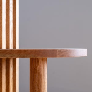 Solid Wood Two-Tier Side Table: Mid-Century Modern Japandi Coffee Table image 15