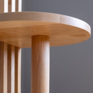 Solid Wood Two-Tier Side Table: Mid-Century Modern Japandi Coffee Table image 18