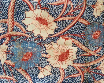 Vintage 50s Bangbiron Dutch Style Buketan Batik Sarong