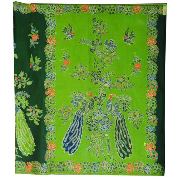 Hand Batiked Peacock Sarongs Hand Batiked Peacock Sarongs