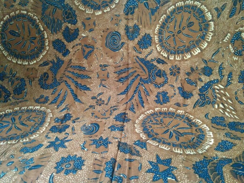 Rare Motif Old Indonesian Hand Drawn Javanese Batik Batik Sarang Semut