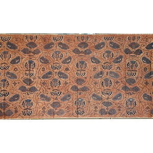 Vintage indonesisk handritad javanesisk batik, Satriya Manah från Solo