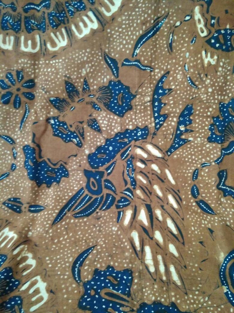 Rare Motif Old Indonesian Hand Drawn Javanese Batik Batik Sarang Semut