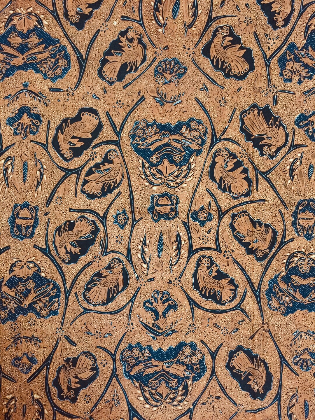 Vintage Hand Drawn Javanese Batik, Satrio Manah From Solo - Etsy
