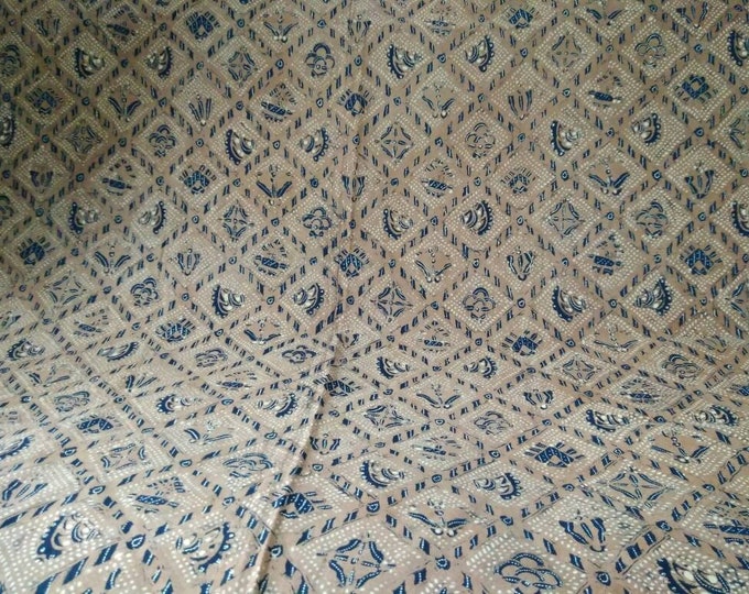 Vintage Indonesian Hand Drawn Javanese Batik, Sidomukti Batik - Etsy