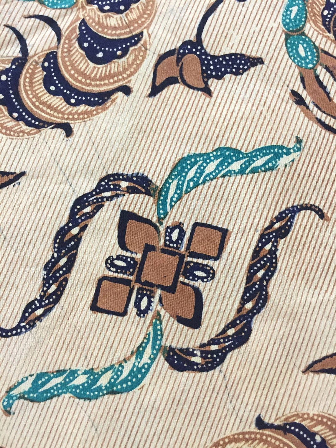 Vintage Indonesian Hand Drawn Javanese Batik With Lobster - Etsy