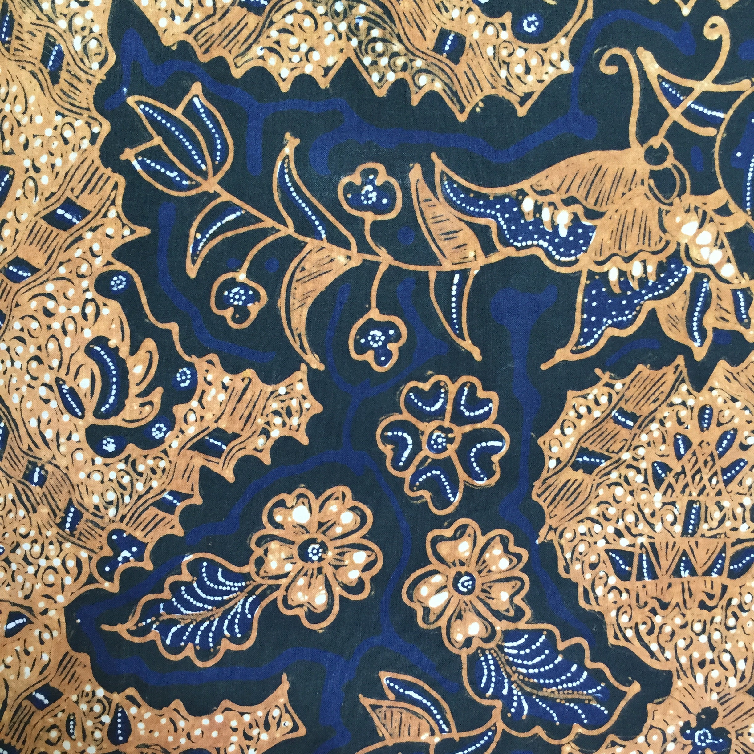 シドムクティの背景にアンティーク インドネシア手描き花 (ブケタン