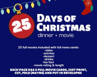 25 Weihnachtsfilm & Abendessen