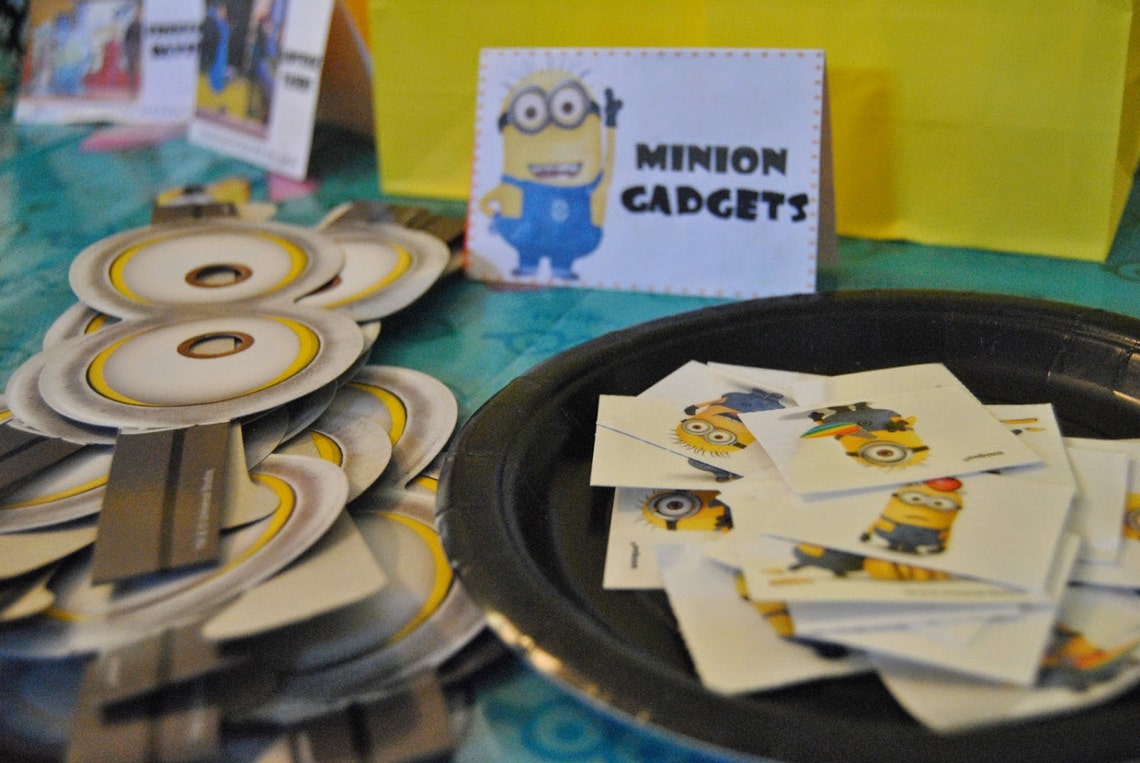 Despicable Me Party Printables - Etsy