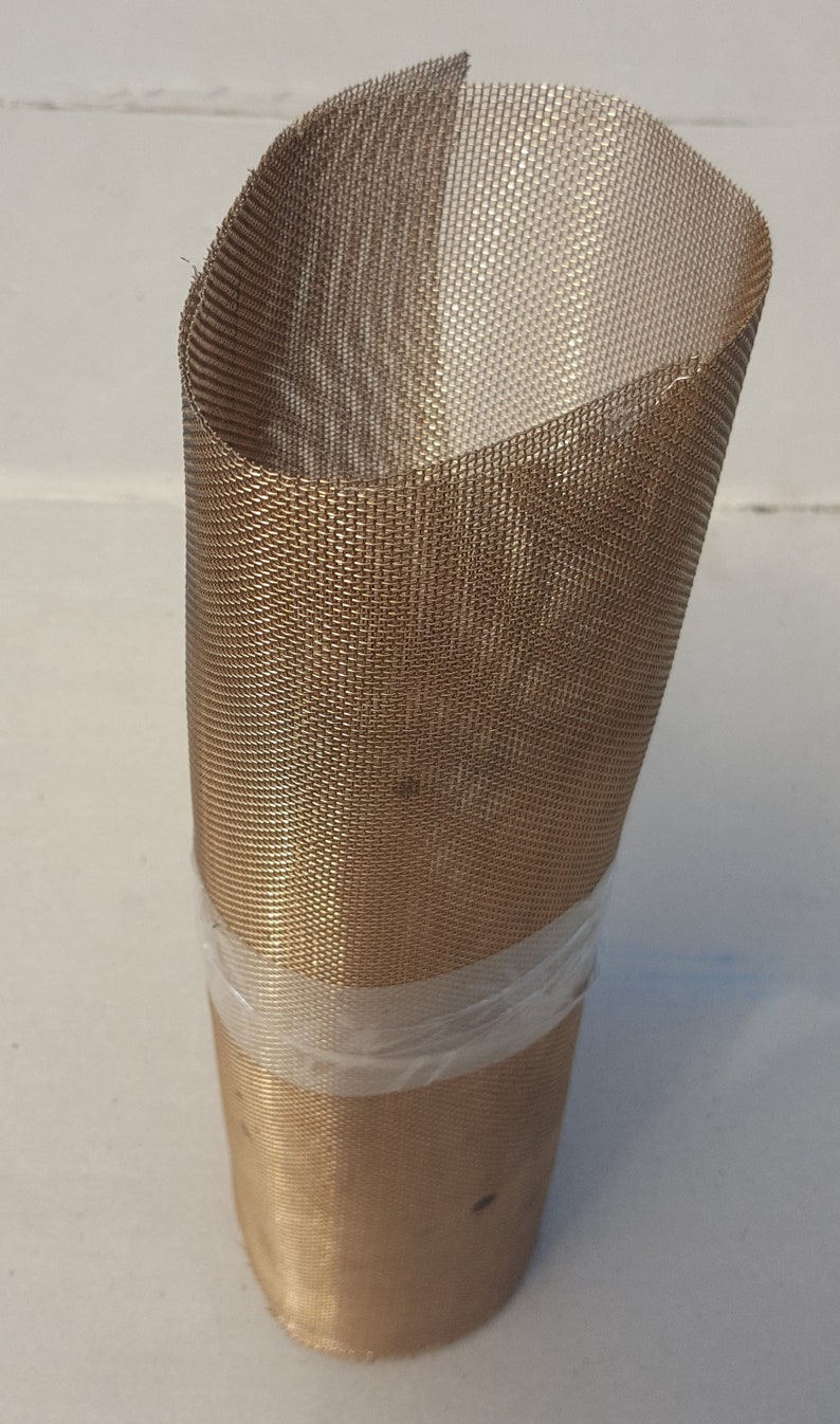 Brass Wire Mesh Woven Metal Fabric 0.014 inch 1Sheet 65 x Etsy