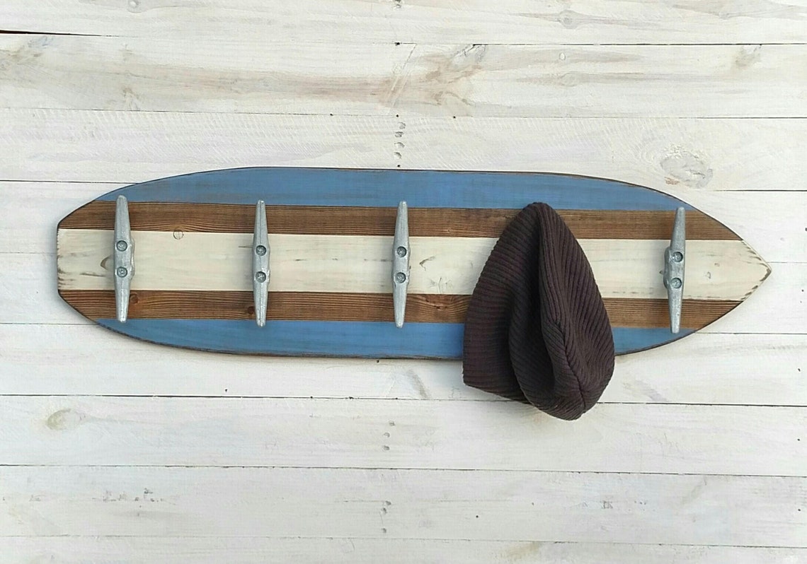 Surfboard Coat Rack Etsy