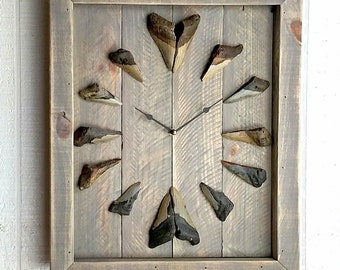 Megalodon Tooth Wall Clock (CL2117-DW-MEG)