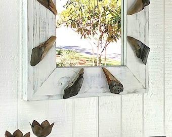 Megalodon Tooth Wall Mirror White (MR2020-WT-MEG)