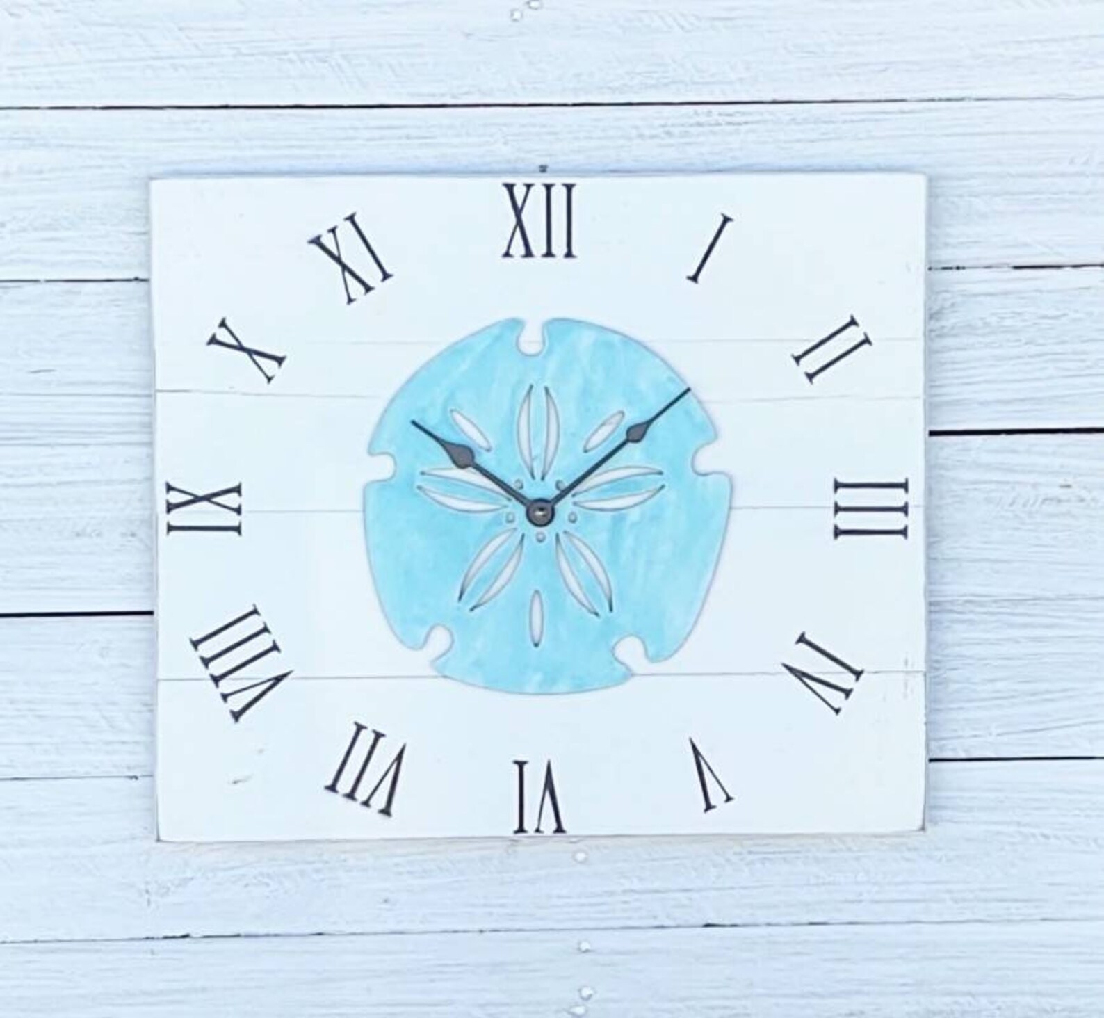 Sand dollar Wall Clock Etsy