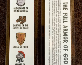Armor of God Ready-to-Print Bookmarks