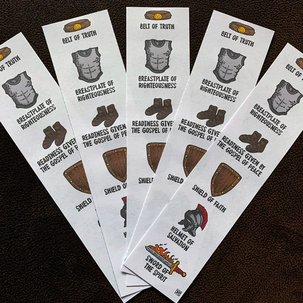 Armor of God Ready-to-Print Bookmarks ESV VERSION