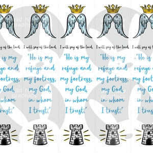 Psalm 91 NIV Version Ready-to-print Bookmarks - Etsy