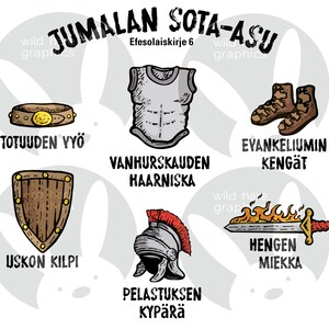 FINNISH Armor of God Big Pack - NEW!