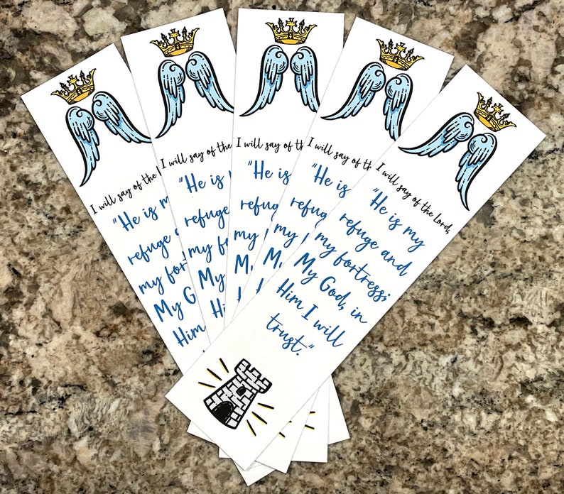 Psalm 91 NKJV Ready-to-print Bookmarks - Etsy