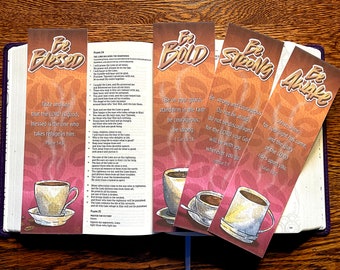Coffee Scriptures Bookmarks