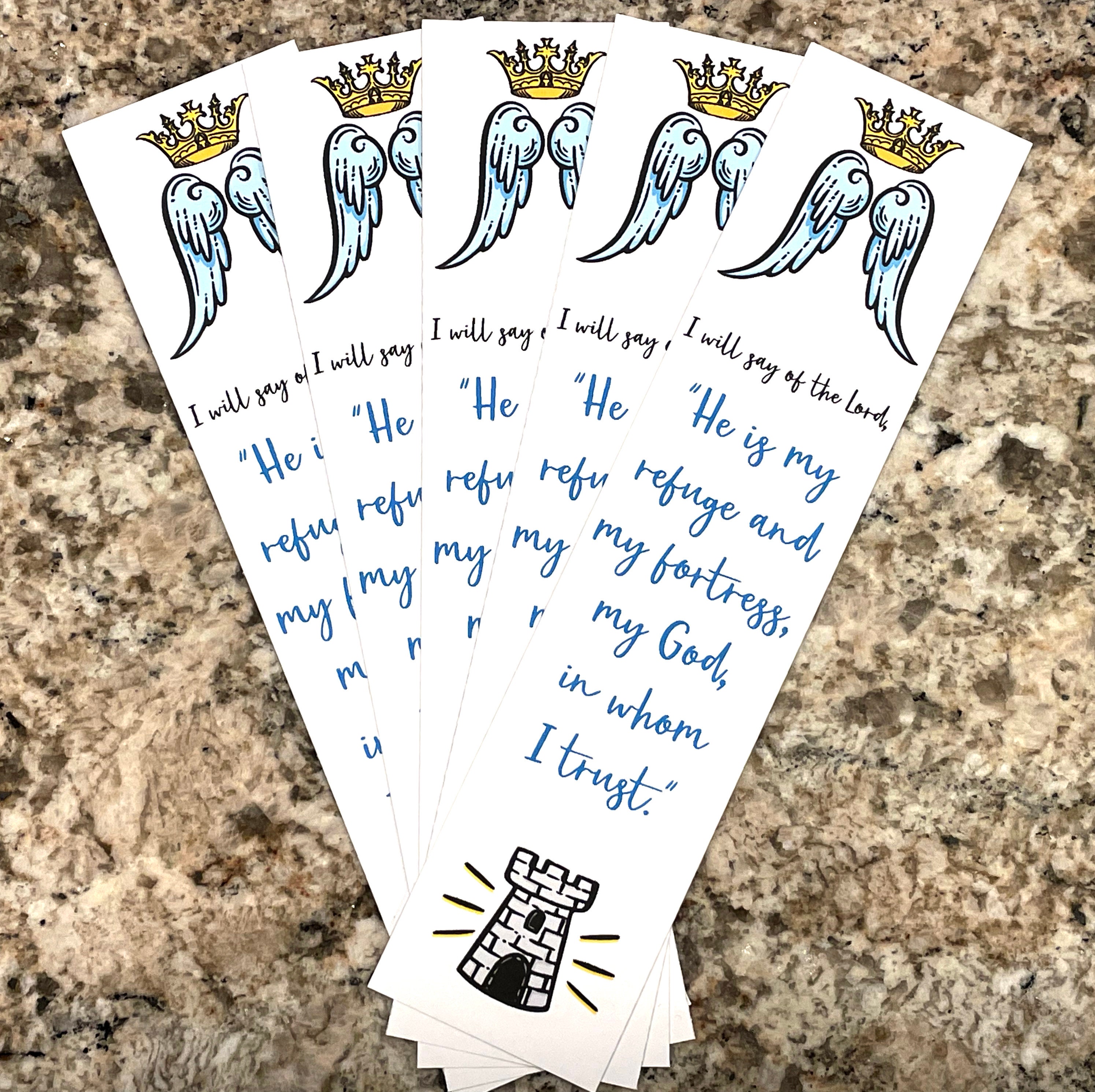 Psalm 91 NIV Version Ready-to-print Bookmarks - Etsy
