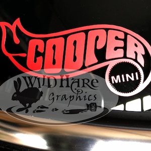Mini Cooper Hotwheels Design for Silhouette Cutters incluye .svg .dxf .pdf .jpg