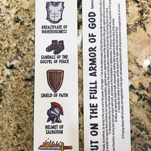 Armor of God Ready-to-Print Bookmarks KJV