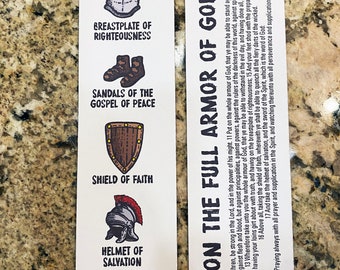 Armor of God Ready-to-Print Bookmarks KJV
