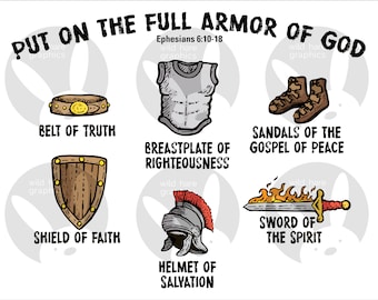 Pacote Grande da Armadura de Deus - NOVO!
