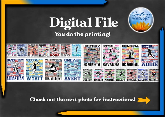 You Do the Printing!  Digital Download