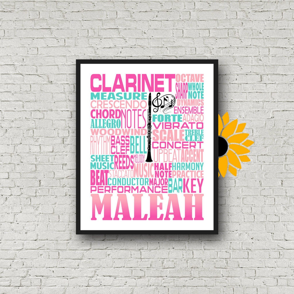 Typography, Personalized Poster, Player Gift