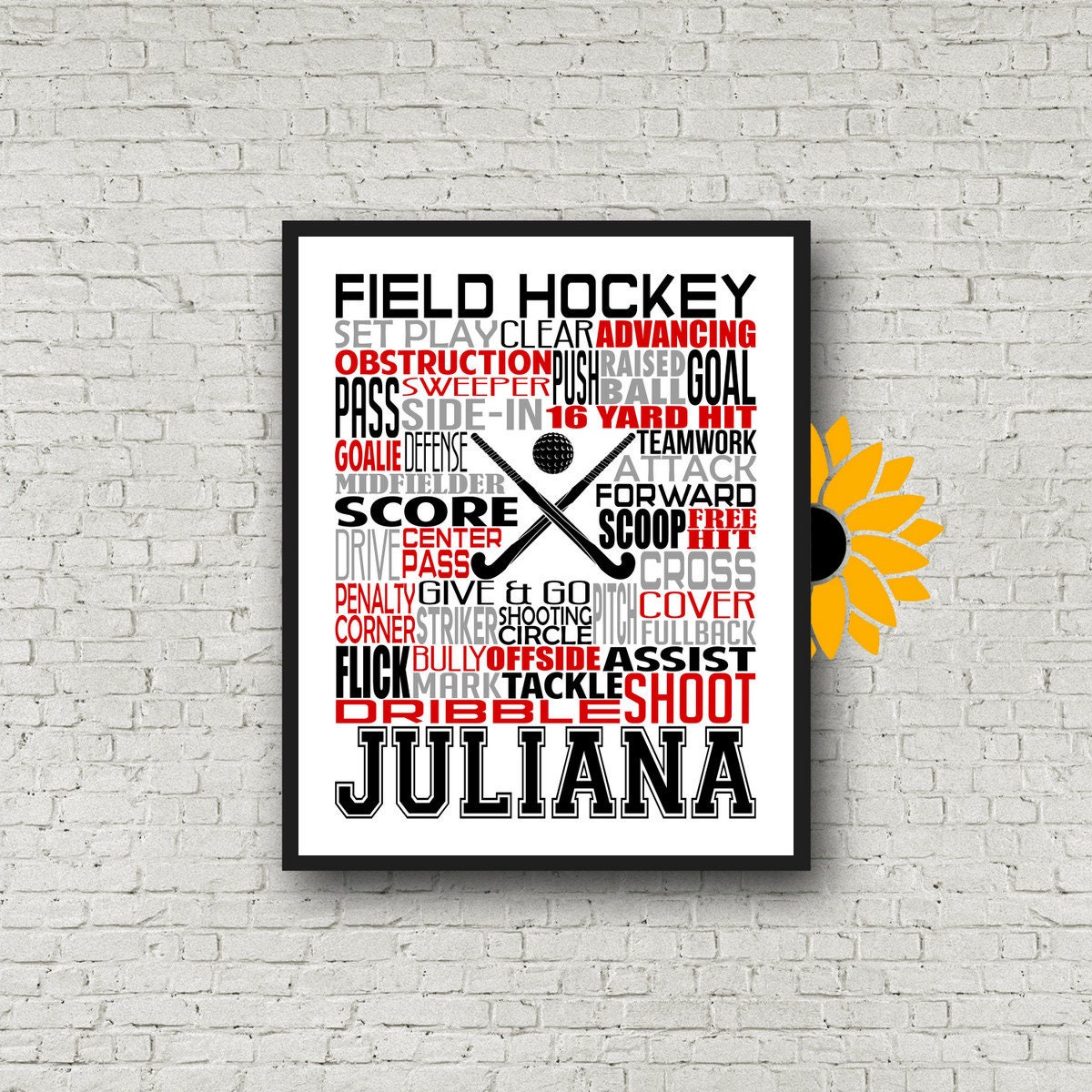 personalized hockey slides