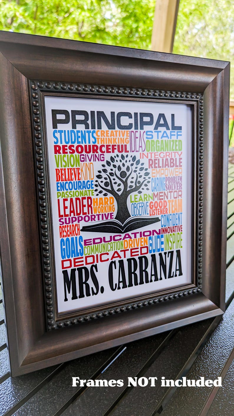 a picture frame with a picture of a tree on it