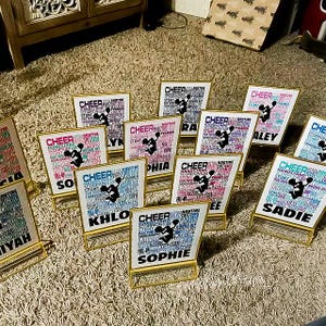 a bunch of signs that are on the floor