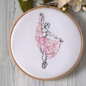 Ballerina - Ballet cross stitch kit