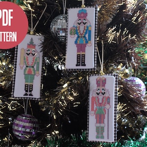 Nutcracker Set - Christmas Cross Stitch Pattern PDF - Instant Download
