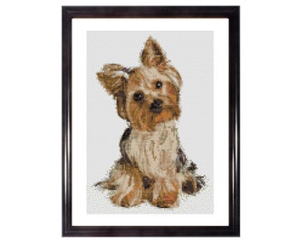 How Sweet Am I? - Yorkshire Terrier Cross Stitch Pattern - Instant Download