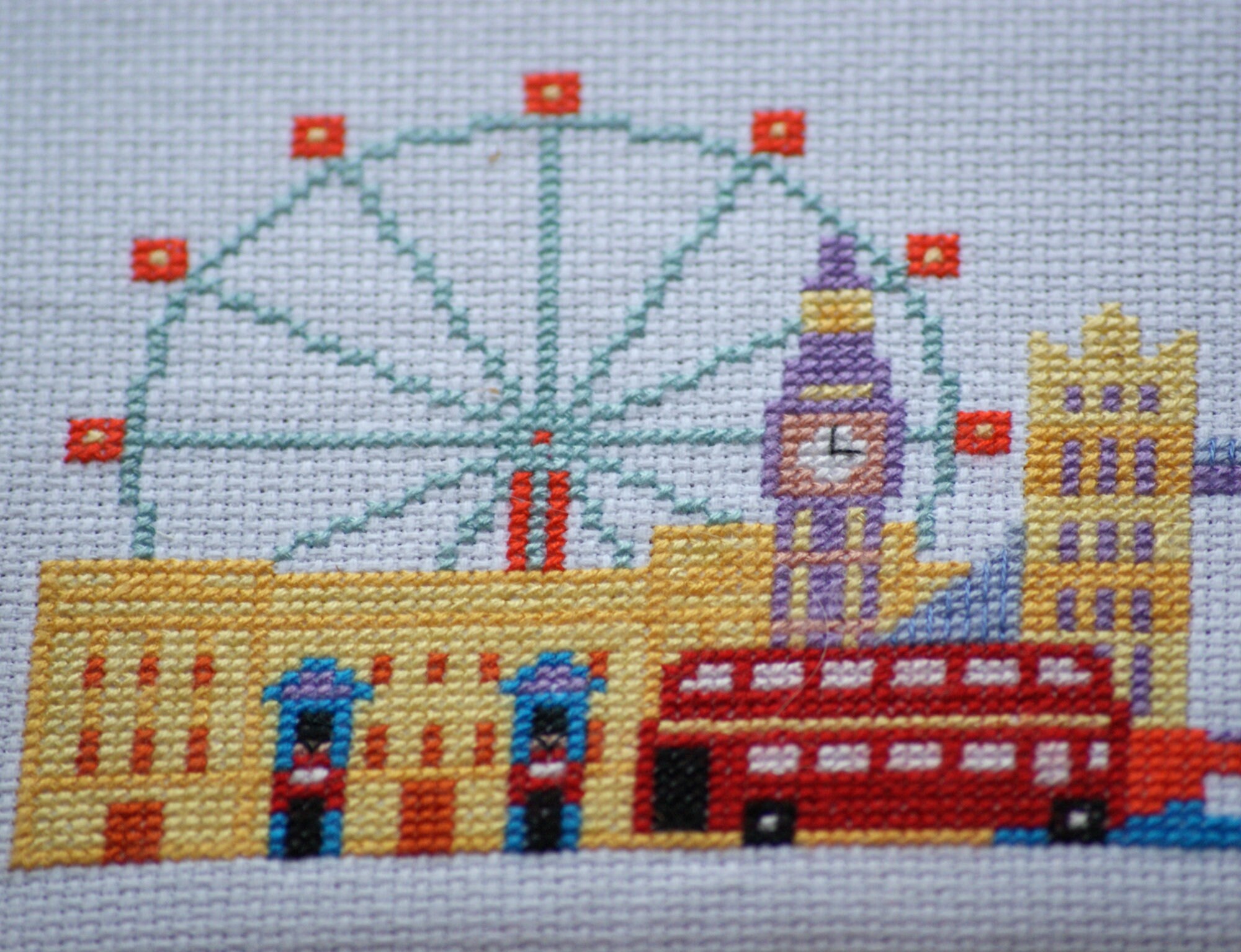 Iconic London Cross Stitch Kit Etsy