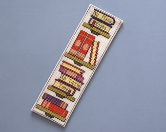 So Many Books So Little Time - Readers Cross Stitch Bookmark Pattern