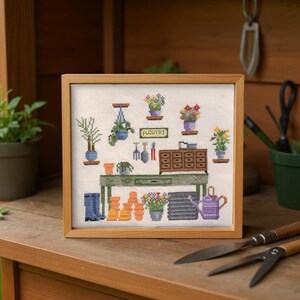Potting Shed - Garden Cross Stitch Pattern