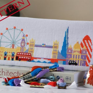 Iconic London - Cross Stitch Pattern - Instant Download