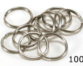 100 Worth Company #3 Fein 30# Test Edelstahl Split Ringe Made USA